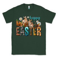 Sports Green Happy Easter with Cowboy Easter Day Classic Tee - HowdyJamesFarm