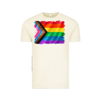 Vintage Arctic Pride flag background Vintage Tee - CowGirlArtShop