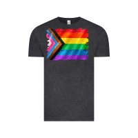 Vintage Black Pride flag background Vintage Tee - CowGirlArtShop
