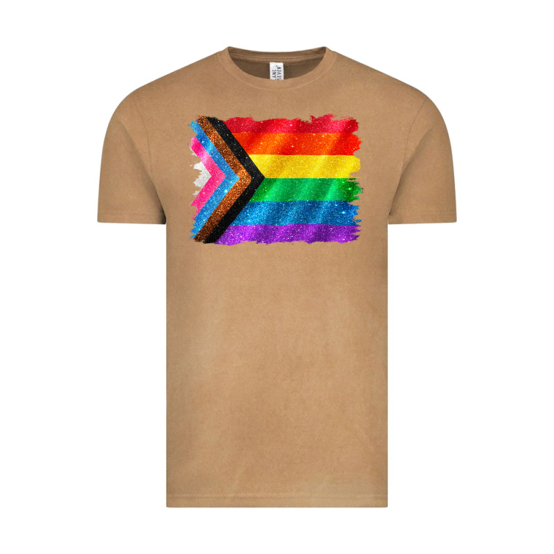 Pride Flag Background Vintage Tee by CowGirlArtShop | Teevron