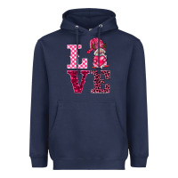 Navy love gnomies Heavyweight Hoodie - BarkalooDesign