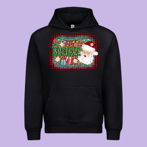 Believe Santa Urban Hoodie Designed By Adodesignshop