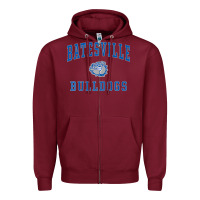 Burgundy Batesville High School Bulldogs Premium Zipper Hoodie - longCreatives