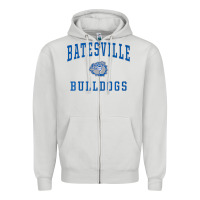 Dove Grey Batesville High School Bulldogs Premium Zipper Hoodie - longCreatives