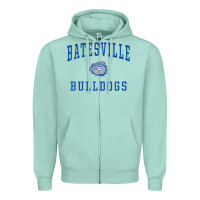 Seafoam Batesville High School Bulldogs Premium Zipper Hoodie - longCreatives