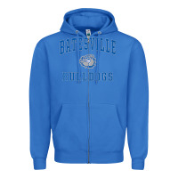 True Royal Batesville High School Bulldogs Premium Zipper Hoodie - longCreatives
