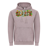 Vintage Zinc St. Patrick's Western lucky and shamrocks Vintage Hoodie - OliviaCreatesArt