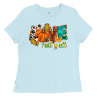 Love Fall Y'all Ladies Tee | Teevron