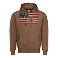 Chestnut Snowmobile USA Flag Snow Sled Patriotic Snowmobiling Gift Zipper Hoodie - longCreatives