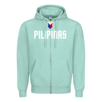 Seafoam Pilipinas Basketball Wear, Gilas Philippines Casual Wear Zipper Hoodie - longCreatives