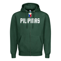 Sports Green Pilipinas Basketball Wear, Gilas Philippines Casual Wear Zipper Hoodie - longCreatives