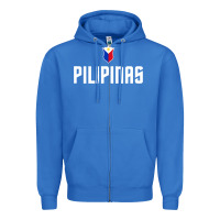 True Royal Pilipinas Basketball Wear, Gilas Philippines Casual Wear Zipper Hoodie - longCreatives