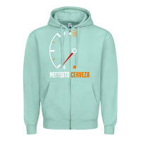 Seafoam Mexican beer necesito cerveza cool & funny sayings Zipper Hoodie - longCreatives