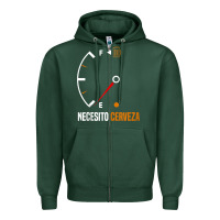 Sports Green Mexican beer necesito cerveza cool & funny sayings Zipper Hoodie - longCreatives