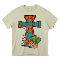 Mossy aztec cactus cross Heavy Core Tee - JahusDesignShop