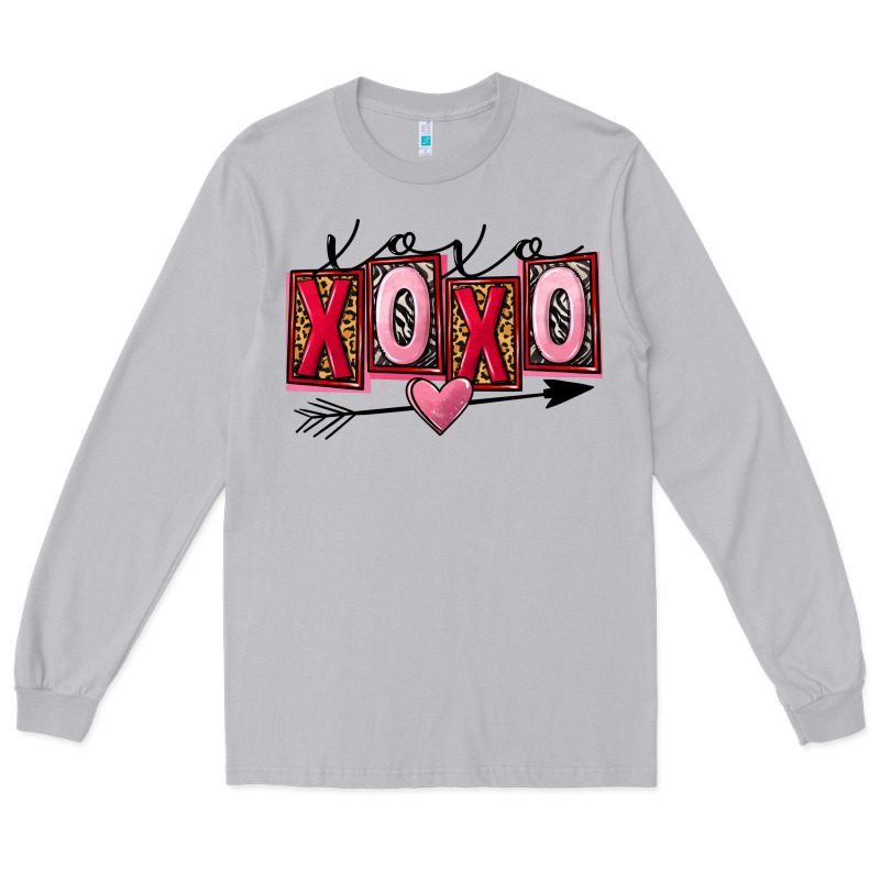 Xoxo Love Valentine's Day Long Sleeve Tee by FaDigitalArtStudio | Teevron