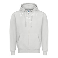 Dove Grey Miami Ohio OH Vintage Zipper Hoodie - longCreatives