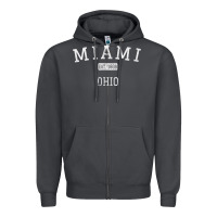 Smoke Miami Ohio OH Vintage Zipper Hoodie - longCreatives
