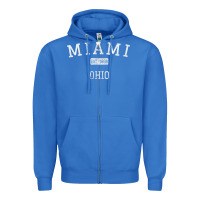 True Royal Miami Ohio OH Vintage Zipper Hoodie - longCreatives