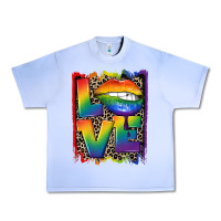Grape Ice Love pride Urban Heavy Tee - CowGirlArtShop