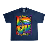 Navy Love pride Urban Heavy Tee - CowGirlArtShop