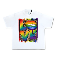 White Love pride Urban Heavy Tee - CowGirlArtShop