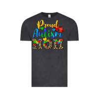 Vintage Black proud autism mom Vintage Tee - CowGirlArtShop
