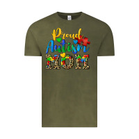 Vintage Olive proud autism mom Vintage Tee - CowGirlArtShop