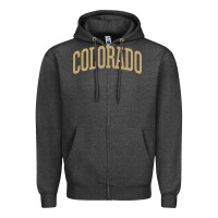 Charcoal Heather Colorado   Colorado Sports CollegeStyle T CO Zipper Hoodie - longCreatives