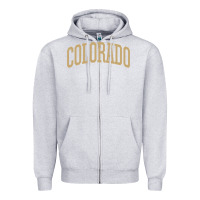 Heather Grey Colorado   Colorado Sports CollegeStyle T CO Zipper Hoodie - longCreatives
