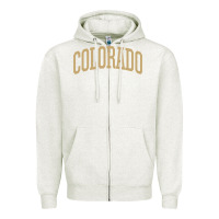 Oatmeal Heather Colorado   Colorado Sports CollegeStyle T CO Zipper Hoodie - longCreatives