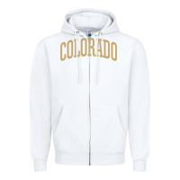White Colorado   Colorado Sports CollegeStyle T CO Zipper Hoodie - longCreatives