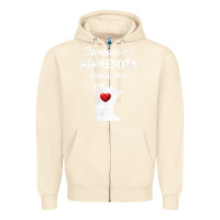 Sandshell Someone In Minnesota Loves Me  Minnesota  MN Zipper Hoodie - longCreatives