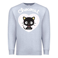 Heather Grey Chococat Sweet Valentine Premium Sweatshirt - longCreatives