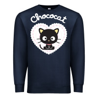 Navy Chococat Sweet Valentine Premium Sweatshirt - longCreatives