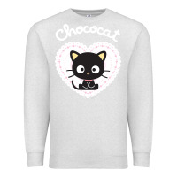 Oatmeal Heather Chococat Sweet Valentine Premium Sweatshirt - longCreatives