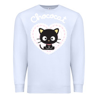 White Chococat Sweet Valentine Premium Sweatshirt - longCreatives