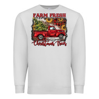 Dove Grey farm fresh christmas trees Premium Sweatshirt - BarkalooDesign