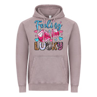 Vintage Zinc feeling lucky valentine's day olivia Vintage Hoodie - OliviaCreatesArt