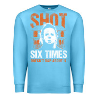 Ocean Blue halloween shot 6 times t shirt Premium Sweatshirt - longCreatives