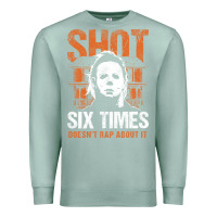 Seafoam halloween shot 6 times t shirt Premium Sweatshirt - longCreatives