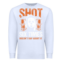 White halloween shot 6 times t shirt Premium Sweatshirt - longCreatives