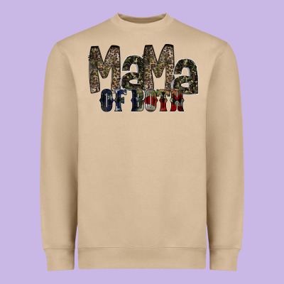 Mama Of Both Heavyweight Sweatshirt Designed By Racoondesign