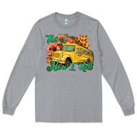 Heather Grey This is How I Roll Woman Bus Driver Long Sleeve Tee - Jasminsmagicworld
