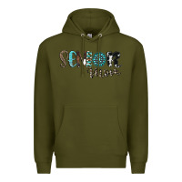 Army Green senior mom Premium Hoodie - CowhideDigitalArt
