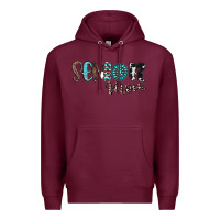 Burgundy senior mom Premium Hoodie - CowhideDigitalArt