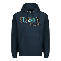 Navy senior mom Premium Hoodie - CowhideDigitalArt