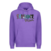 Purple senior mom Premium Hoodie - CowhideDigitalArt