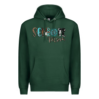 Sports Green senior mom Premium Hoodie - CowhideDigitalArt