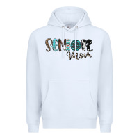 White senior mom Premium Hoodie - CowhideDigitalArt